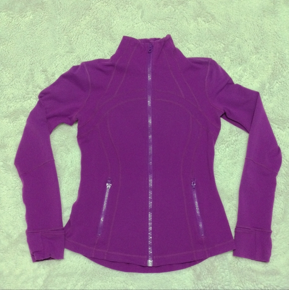 lululemon athletica Tops - Lululemon | Define Jacket | Purple Full Zip Thumbholes | Size 6